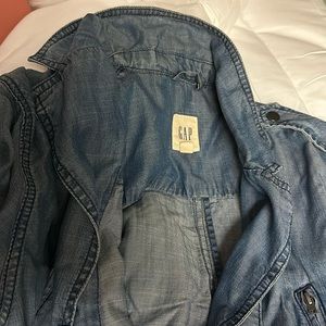 Lightweight long GAP Jean jacket